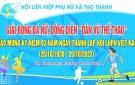 Lễ khai mạc “Giải bóng đá nữ” chào mừng “Kỷ niệm 93 năm thành lập Hội liên hiệp phụ nữ Việt Nam 20/10”.